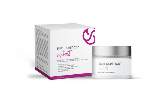 VegeBoost Rozświetlająca maska-krem do twarzy i pod oczy 50g